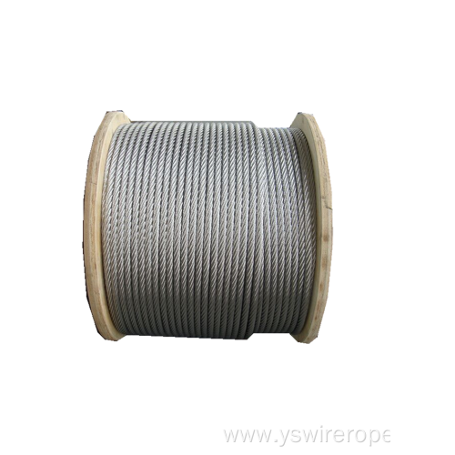 316 stainless steel wire rope 1x19 6.0mm